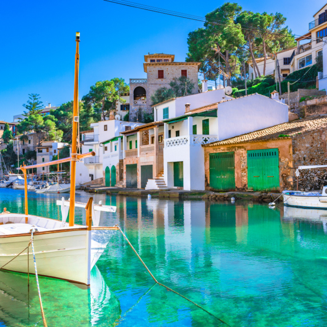 boat in the Balearic islands